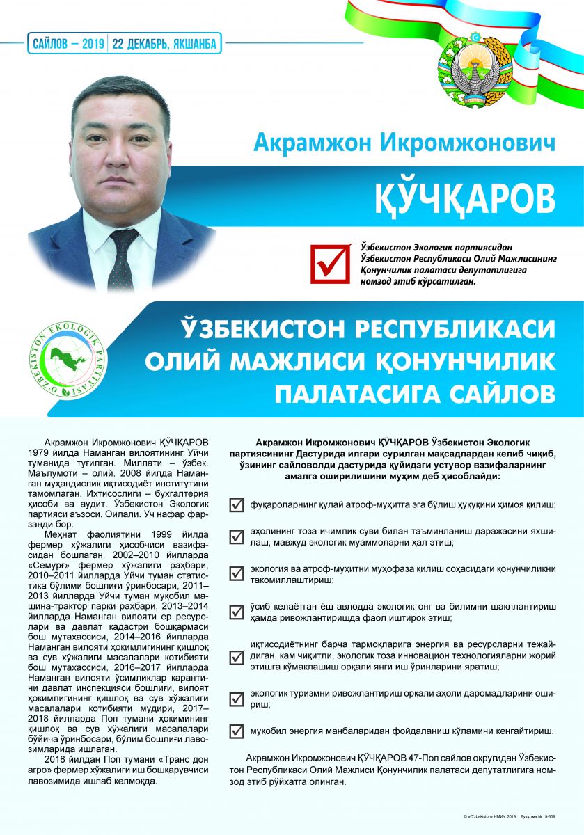 Қўчқаров Акрамжон Икромжонович